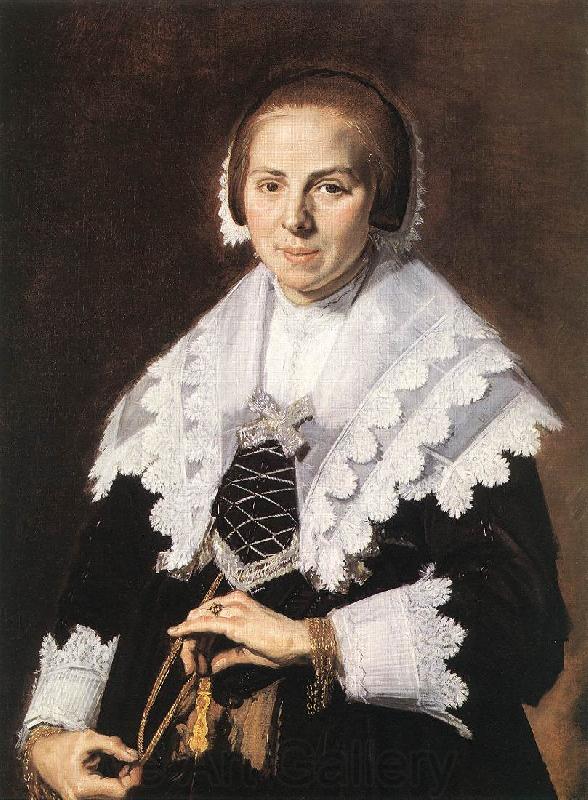 HALS, Frans Portrait of a Woman Holding a Fan